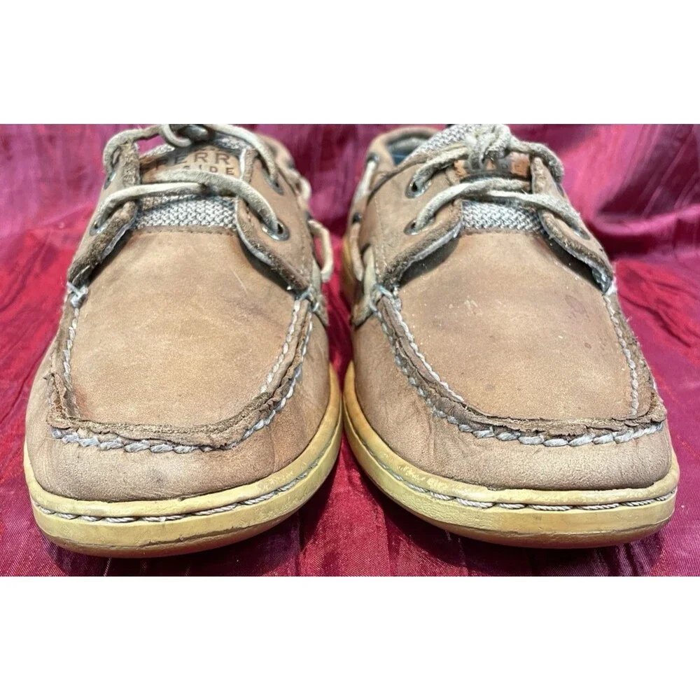Mens Sperry Top Sider Tan Leather 